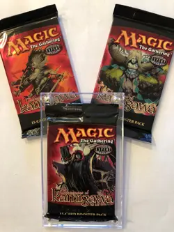 Magic The Gathering (3) Champions of Kamigawa Factory Sealed Booster Packs - Image 1
