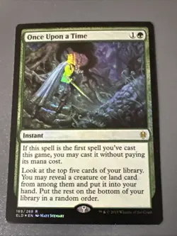Once Upon A Time Foil X1 Throne Of Eldraine NM Cond See Pics English - Image 1