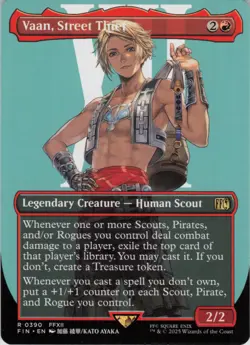 Vaan, Street Thief (Borderless) R FINAL FANTASY 390 NM Normal MTG - Image 1