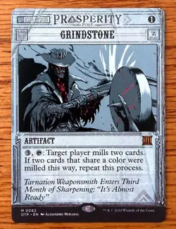 MTG Grindstone NM - Outlaws of Thunder Junction - Breaking News, English - Image 1