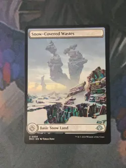 Snow-Covered Wastes - Borderless | 7% Off 2+ | MH3 | NM | MTG - Image 1