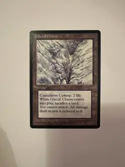 Glacial Chasm Ice Age Regular Mtg Magic The Gathering Excellent Condition - Image 1
