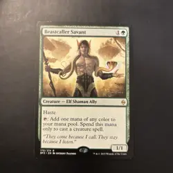 Beastcaller Savant 170/274 Battle for Zendikar MTG - Image 1