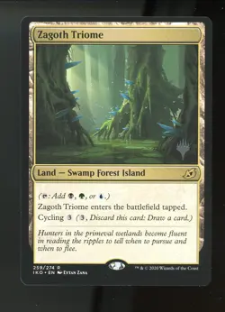 MTG Zagoth Triome Ikoria Lair of Behemoths Pack Promo 259/274 - Image 1