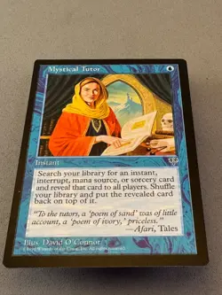 Mystical Tutor Mirage MTG-Unplayed Near Mint/Mint-Vintage Magic the Gathering - Image 3