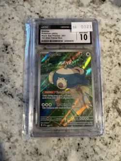 Pokemon TCG Snorlax 051 Full Art Holo Black Star Promo CGC 10 - Image 1