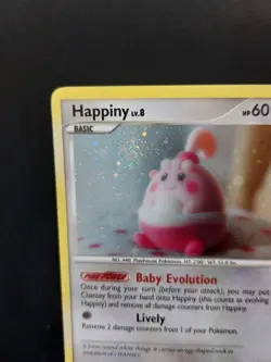 Happiny 14/17 - Holo SWIRL ꩜ POP Series 8 2008 Vintage - Pokemon TCG - LP - Image 5