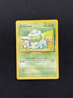 Pokemon TCG Bulbasaur Base Set, Regular Card 44/102 - Image 1