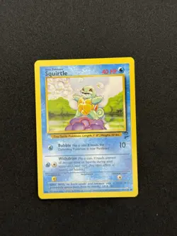 Pokemon TCG Squirtle Base Set 2 Common Card 93/130 - Image 1