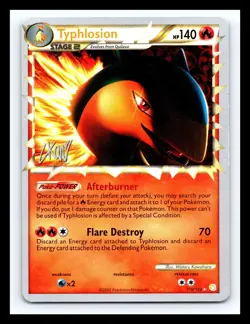 💥 Typhlosion 110/123 Rare Pokemon World Championship 2011 Non Holo - Image 1