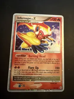 nfernape LV.X 121/130 Diamond & Pearl Holo Pokemon Card LP - Image 1
