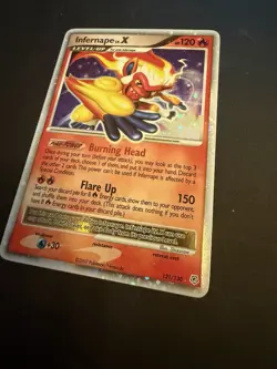 nfernape LV.X 121/130 Diamond & Pearl Holo Pokemon Card LP - Image 2