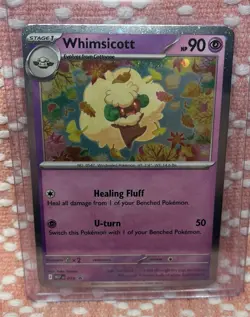 Pokemon Whimsicott (Cosmos Holo) #19 LP+ Mega Evolution Promos - Image 1