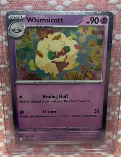 Pokemon Whimsicott (Cosmos Holo) #19 LP+ Mega Evolution Promos - Image 1