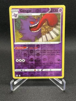Gengar Pokemon TCG 057/198 Swsh06-Chilling Reign Reverse Holo-LP - Image 1