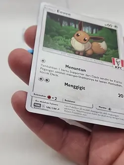 Eevee Pokemon 186/SM-P KFC Indonesian Chaki Kids Promo 2021 *CCGHouse* - Image 4