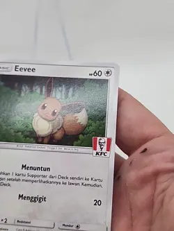 Eevee Pokemon 186/SM-P KFC Indonesian Chaki Kids Promo 2021 *CCGHouse* - Image 5