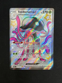 Pokemon Shiny Toedscruel EX 213/091 Destino di Paldea Ultra Rara Full Art ITA - Image 1