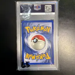 1999 POKEMON FOSSIL 7/62 HITMONLEE HOLO PSA 9 - Image 4