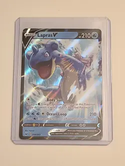 Pokemon TCG Lapras V Sword & Shield 049/202 Holo Ultra Rare (NM) - Image 1