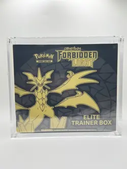 Pokemon Sun & Moon Forbidden Light Elite Trainer Box Sealed W/Acrylic Case 💎 - Image 1