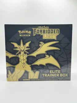 Pokemon Sun & Moon Forbidden Light Elite Trainer Box Sealed W/Acrylic Case 💎 - Image 3