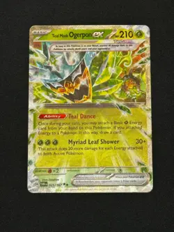 Pokemon Teal Mask Ogerpon ex 025/167 Sv06: Twilight Masquerade Holo - Image 1