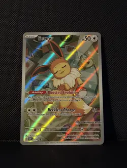 Pokemon Prismatic Evolutions Pokemon Center Stamped Eevee Promo SVP 173 - Image 1