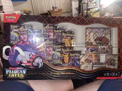 Pokemon TCG Paldean Fates Great Tusk ex & Iron Threads ex Premium Collection NEW - Image 2