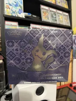 FACTORY SEALED Pokemon TCG Paldean Fates Pokemon Center ETB Elite Trainer Box - Image 1