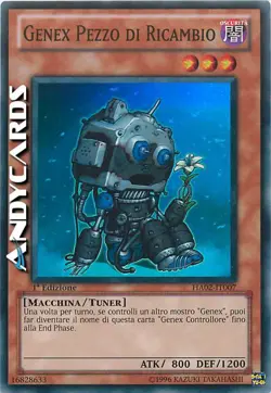 Genex Pezzo di Ricambio ☻ Super Rara ☻ HA02 IT007 ☻ YUGIOH ANDYCARDS - Image 1