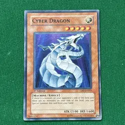 Yugioh! LP Cyber Dragon - CRV-EN015 - Super Rare - 1st Edition Lightly Played, E - Image 1