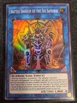 Yugioh Battle Shogun Of The Six Samurai CHIM-ENSE2 Super Rare Limited Edition NM - Image 1