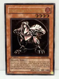 Horus The Black Flame Dragon LV4 (UTR) SOD-EN006 Soul of the Duelist 1st Edition - Image 1