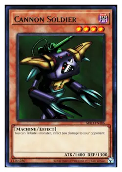 YuGiOh Cannon Soldier MRD-EN106 Matel Raiders Rare - Image 1