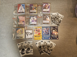 One Piece TCG Starter Kit - 7x Decks + 10x Sealed packs Tournament Dash Base Set - Image 1