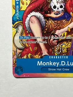Monkey.D.Luffy (2nd Anniversary Stamped Promo) P-043 One Piece English - Image 5