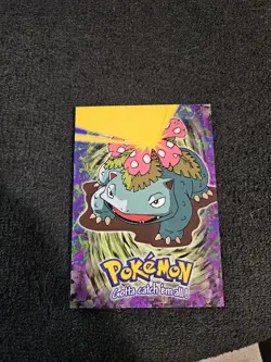 Venusaur E3 of 12 - BLUE LOGO - NON-HOLO - TOPPS POKEMON CARD - Image 1
