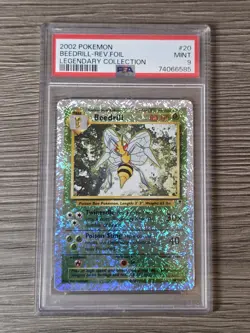 PSA 9 - Beedrill - Reverse Holo Legendary Collection - 20/110 - Pokemon Card - Image 1