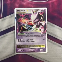 Mewtwo LV.X DP28 Diamond & Pearl black star promo 2008 pokemon tcg card - Image 1