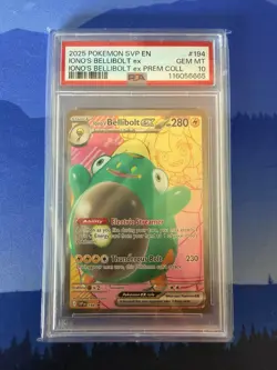Iono's Bellibolt ex 194 Sv: Scarlet & Violet Promo Cards Holo PSA 10 - Image 1