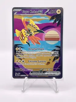 Pokemon TCG Tapu Koko EX Paradox Rift Holo Card 247/182 Sir - Image 1