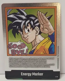 Energy Marker E-83 Silver Manga Booster 02 Dragon Ball Fusion Tcg Card English - Image 1