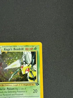 #4 Koga's Beedrill 9/132 Gym Challenge 2000 Holo Rare WOTC Pokemon Card TCG - LP - Image 5