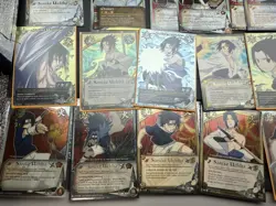 Vintage original Naruto CCG TCG huge Sasuke Uchiha Card Lot super rare foils - Image 2