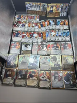 Vintage original Naruto CCG TCG huge Sasuke Uchiha Card Lot super rare foils - Image 5