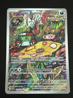 Pokemon TCG Brute Bonnet Illustration Rare Card 207/182 Paradox Rift - Image 1