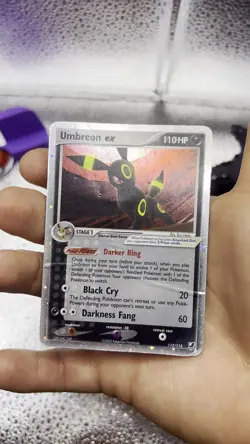 Pokemon TCG Umbreon EX Holo Ultra Rare Card Unseen Forces 112/115 - Image 2