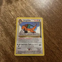 Pokemon Dragonite #5 the First Movie Black Star Promo Stamped Card - Image 1