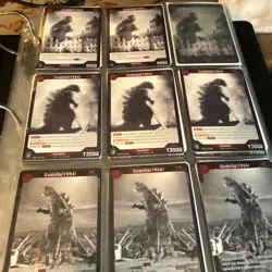 Godzilla Card Game Near Complete Playset 1-80 X4 Each With Multiple SP And Foil - Image 1